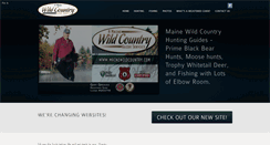 Desktop Screenshot of mainewildcountry.com