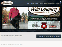 Tablet Screenshot of mainewildcountry.com